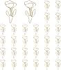 PATIKIL Cute Paper Clip, 30Pcs Flower Shape Paper Clip Metal Funny Bookmarks Planner Clips Clamp for Home Office Supplies Desk File Organization Wedding Decoration, Gold