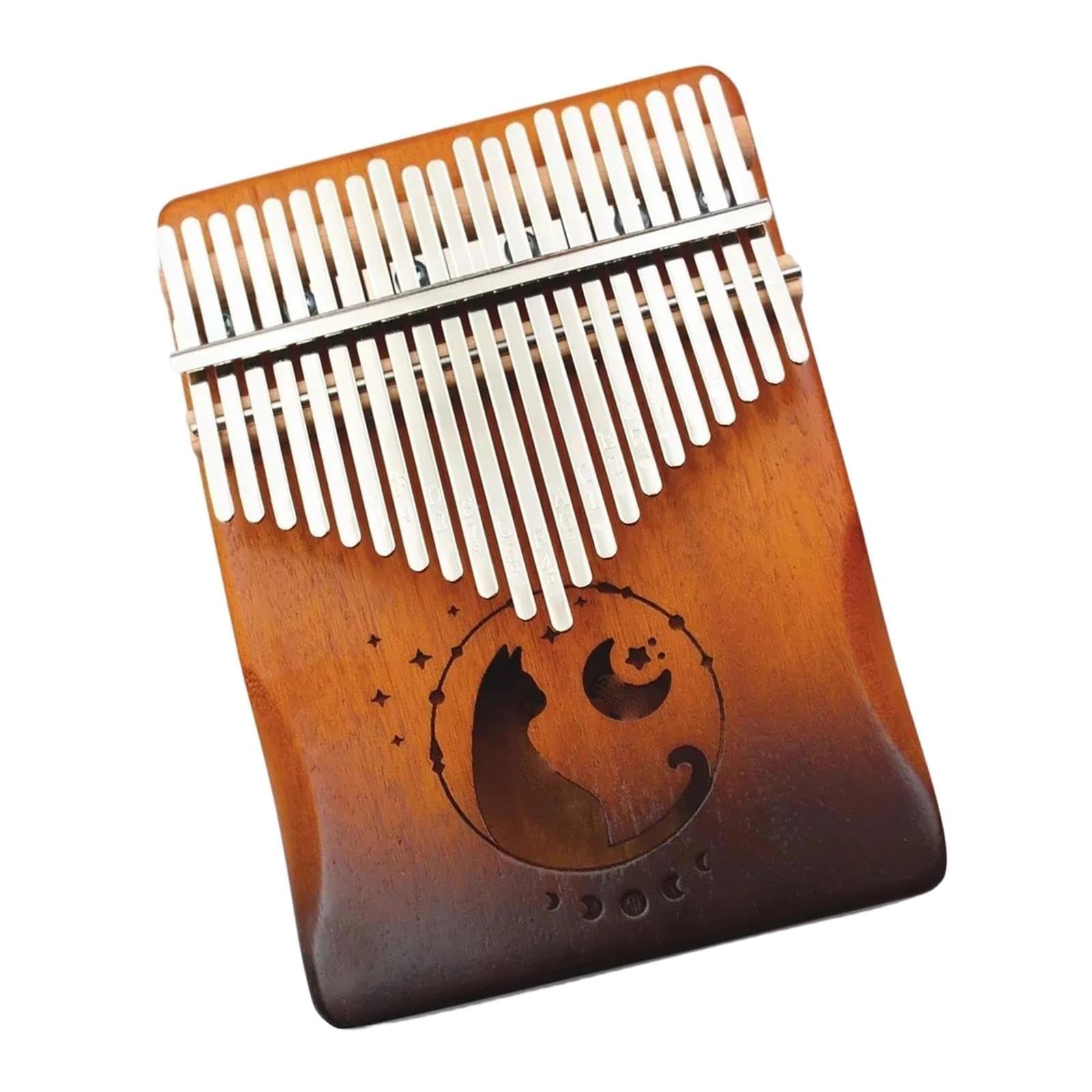 Przenośna Kalimba Fornir Z Litego Drewna Kalimba