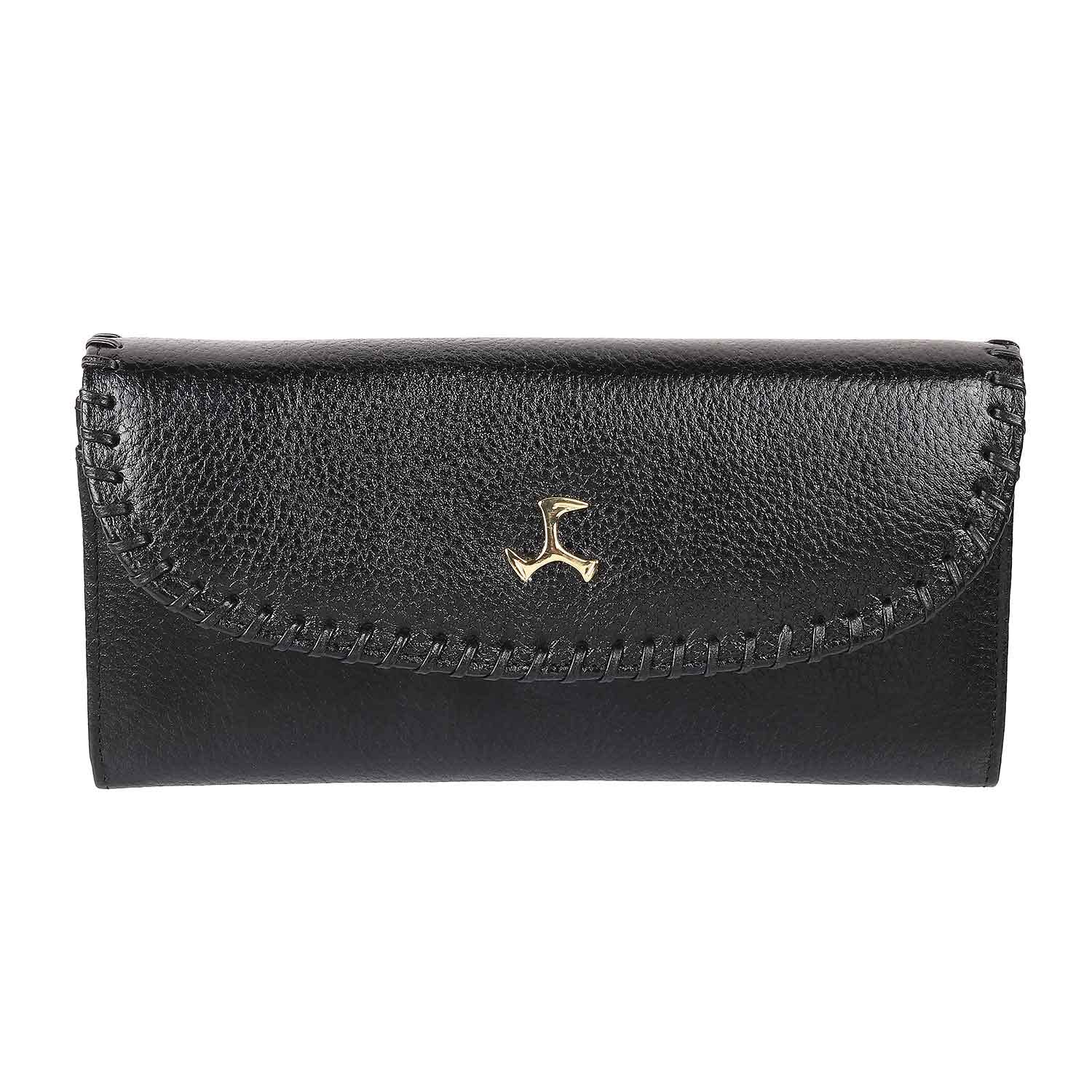 mochi Womens Synthetic Black Bifold (One Size)-picture-31