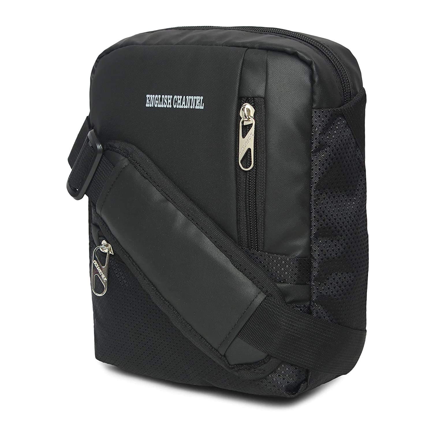 ENGLISH CHANNELBy THAMES Polyester Multipurpose Stitch-well Cross Body Travel Side Messenger Sling Bag For Men & Women (10 Inch)