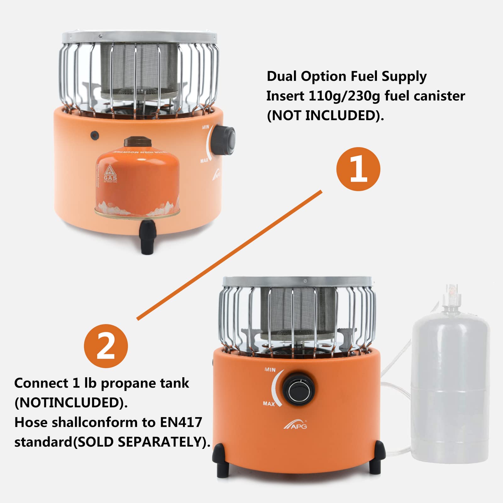 APG Portable 2 In 1 Camping Stove Gas Heater Outdoor Warmer Butane Tent  Heater Cooking System : Amazon.co.uk: Sports u0026 Outdoors