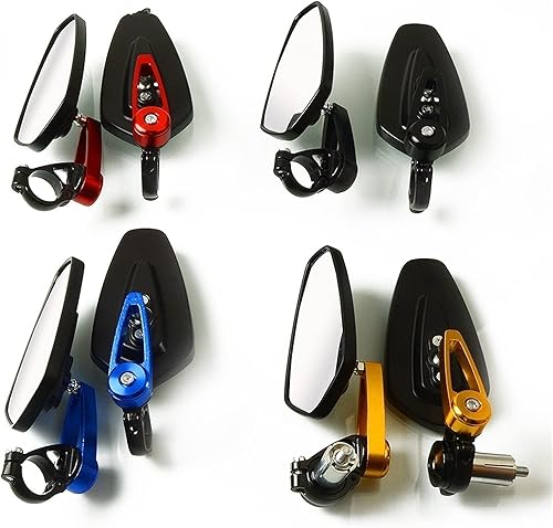 Miniatura 5 de Motorcycle Mirrors For Honda Yamaha Kawasaki Z750 Z800 Z1000 Suzuki Ducati XT660 WR250 WR125 Universal Motorcycle Bar End Rearview Mirrors 7/8"