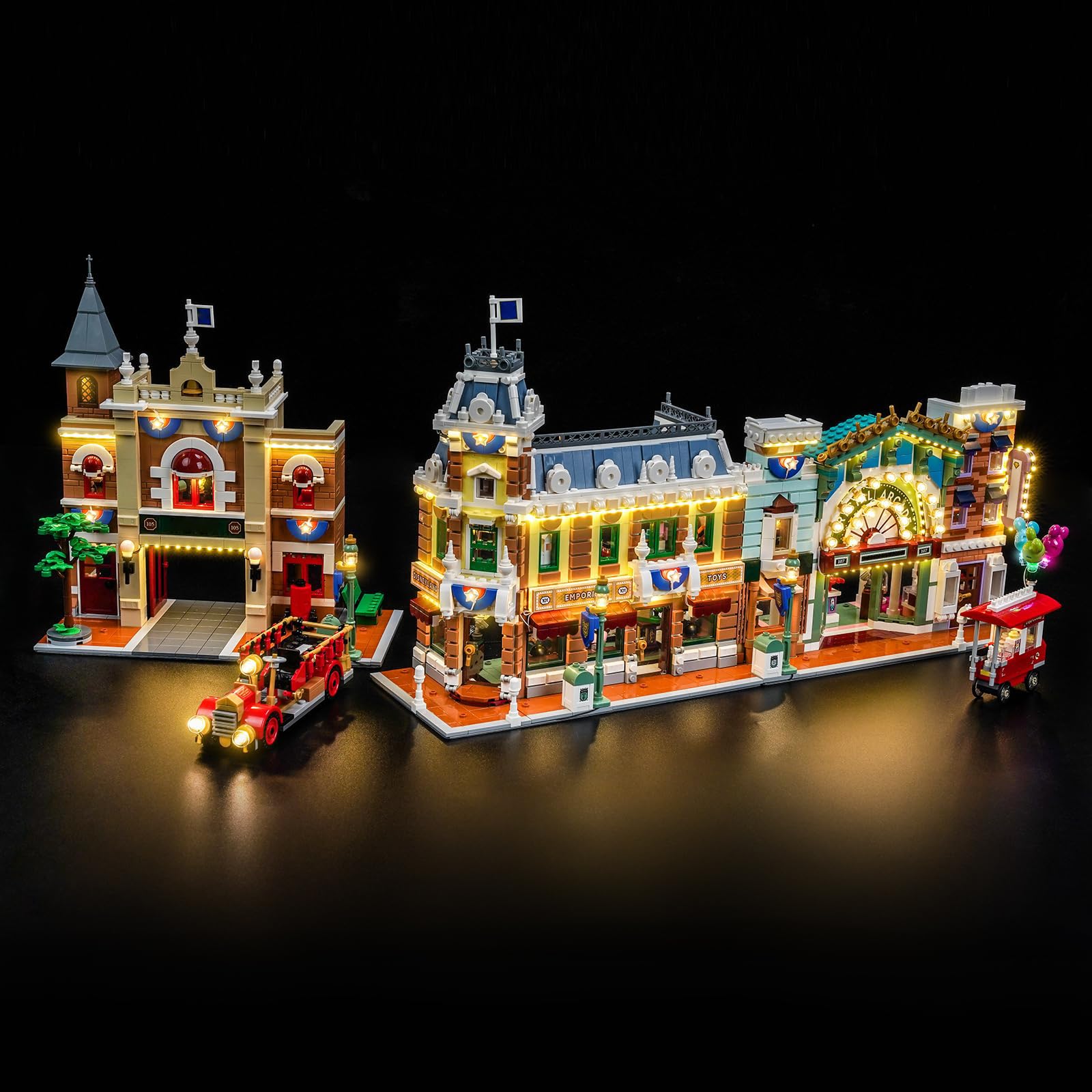 Kit di illuminazione a LED per Lego 43302 Main Street, U.S.A – Luci personalizzate da montare compatibili con questo modello (modello non incluso)