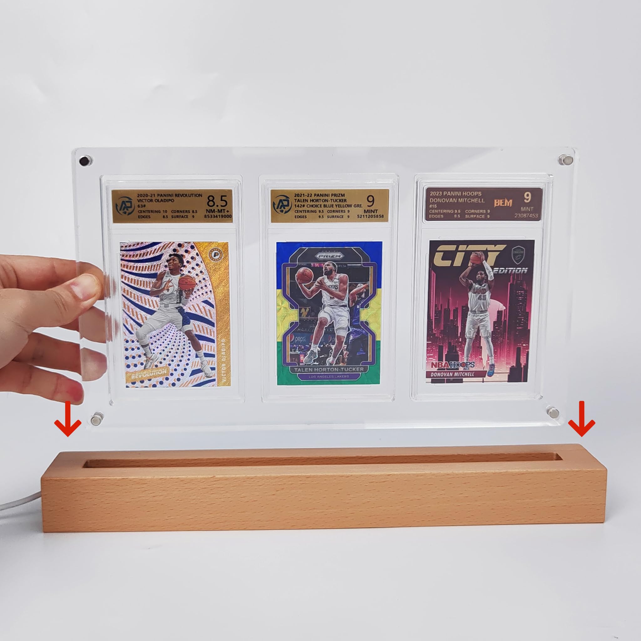 Amazon.com - PSA 3 Graded Card Display Case with LED Lights