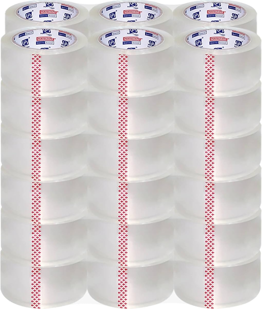 Heavy Duty Packing Tape 36 Rolls, Total 2160Y, Clear, 2.7 mil, 1.88 inch x 60 Yards, Ultra Strong, Refill for Packaging and Shipping