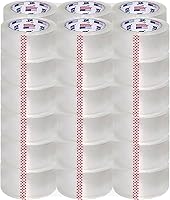 PERFECTAPE Heavy Duty Clear Packing Tape 36 Rolls, 2160Y Total, 1.88" x 60Yd 2.7 Mil Ultra Strong Anti-Splitting for Shipping