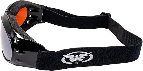 Miniatura 6 de Global Vision Gafas de sol para motocicleta, ATV, motocross, 2 pares de lentes transparentes para espejo y espejo de conducción