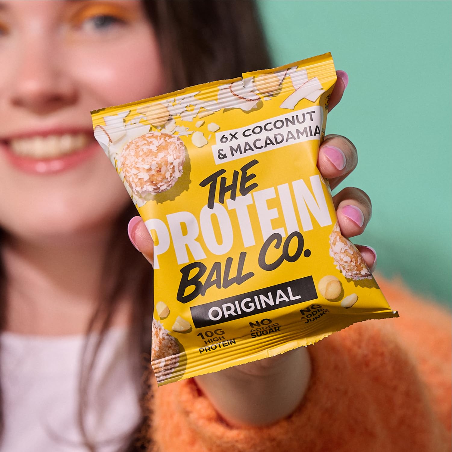 The Protein Ball Co - Protein Balls 45g (Pack of 10) (Coconut & Macadamia)