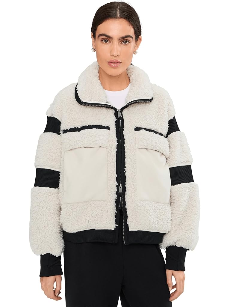White Free People Far Out Fleece