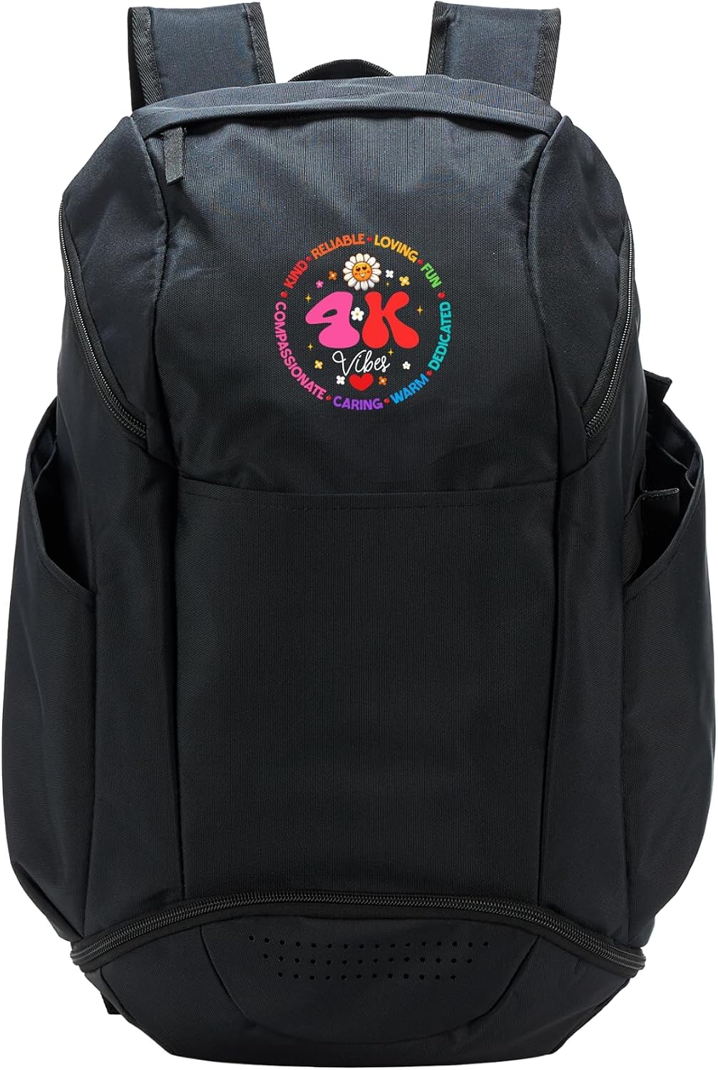 Groovy 4K Vibes Team Teacher Kindergarten Kinder Elementary Sport Backpack
