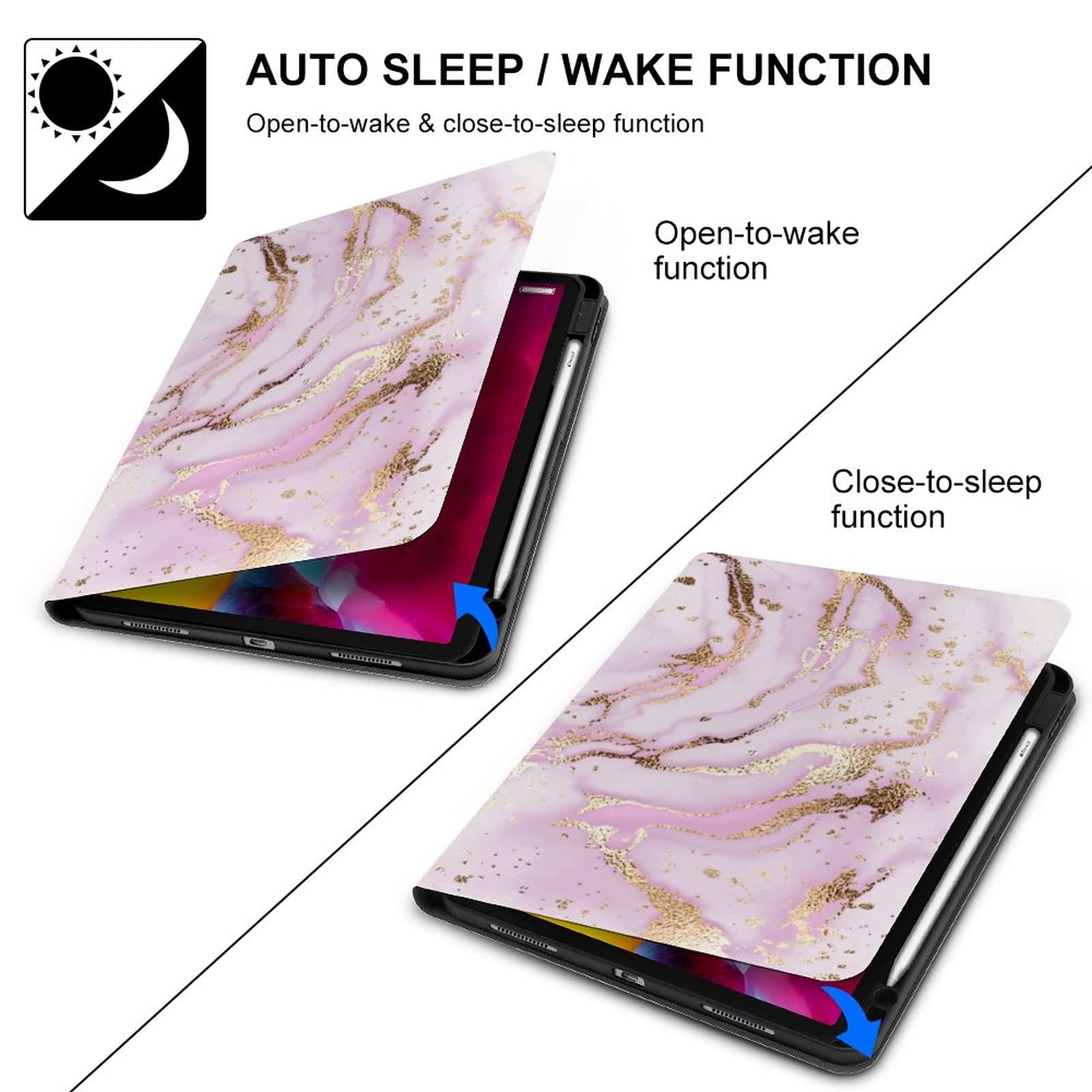 iPad (第5世代) 9.7インチ ピンクゴールド カバー付き iPad (第5世代