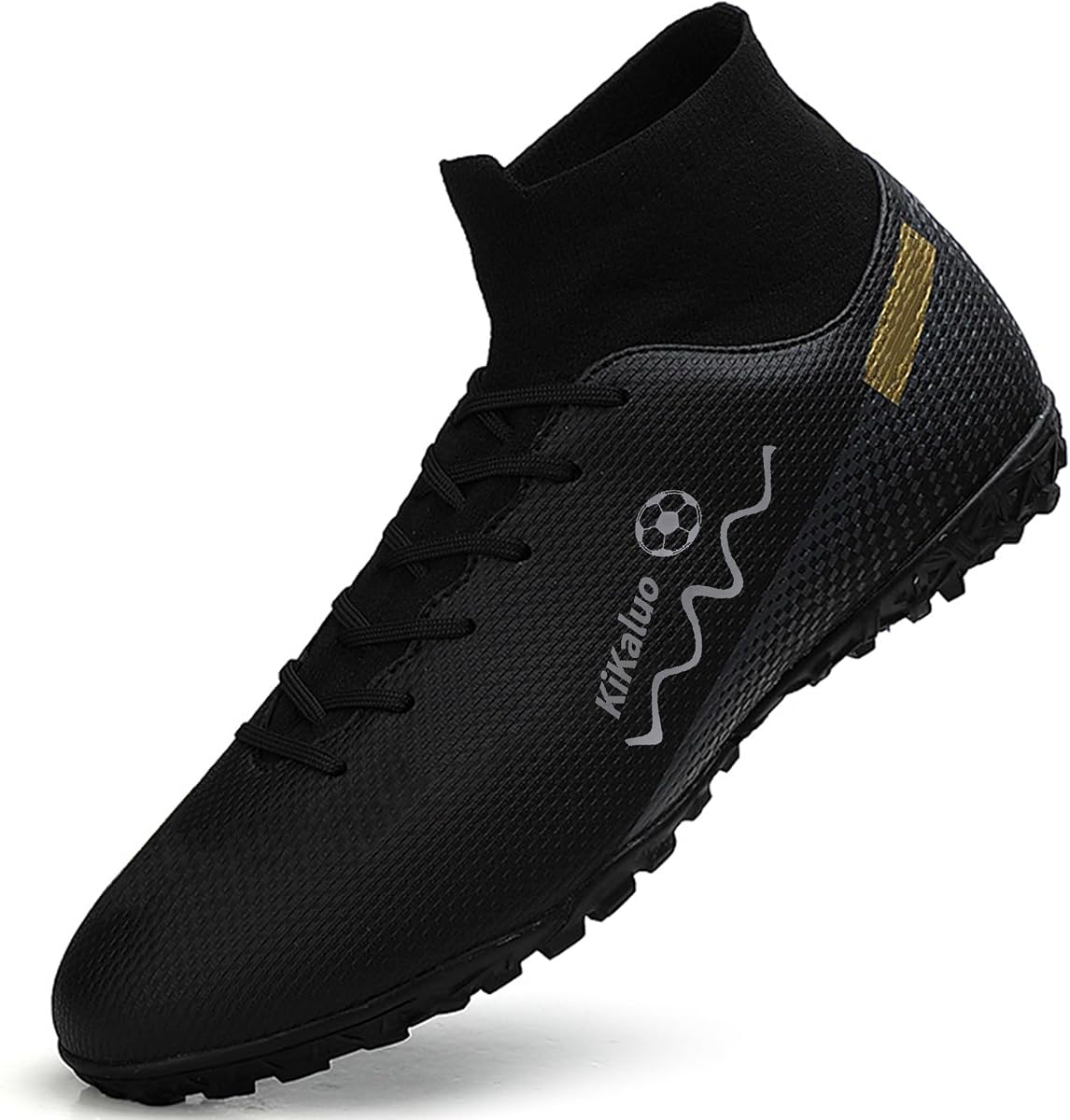 Zapatos de fútbol para hombre Tacos de fútbol con cordones antideslizantes y zapatillas de béisbol atléticas