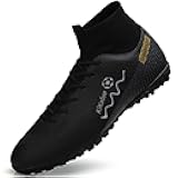 Men's Soccer Shoes Football Cleats High-Tops Lace-Up Non-Slip Spikes Sports Athletic Baseball Lacrosse Sneaker