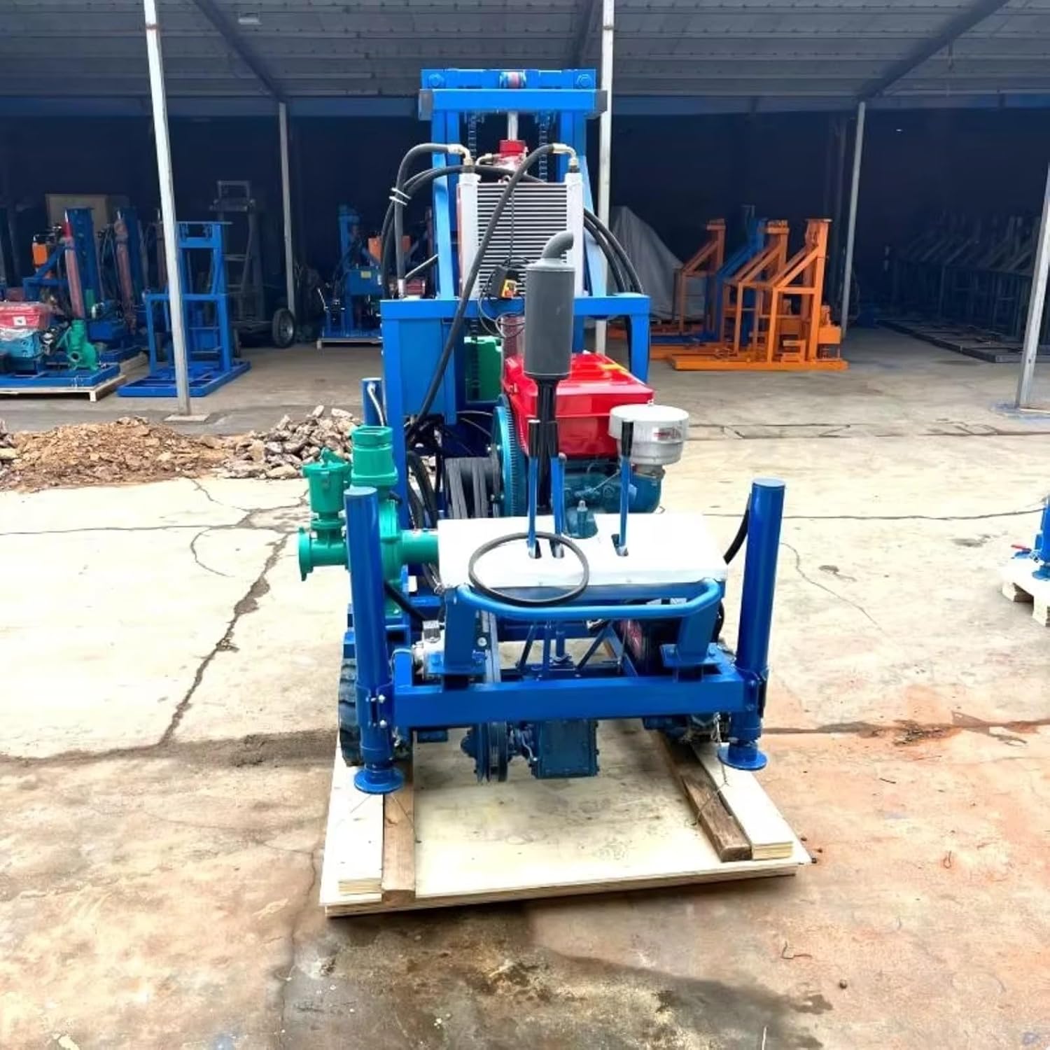 150M 300M Portable Water Well Drilling Rig Machine Mini Mobile Hydraulic Borehole Drilling Machine for Small Scale Exploration, Home Use