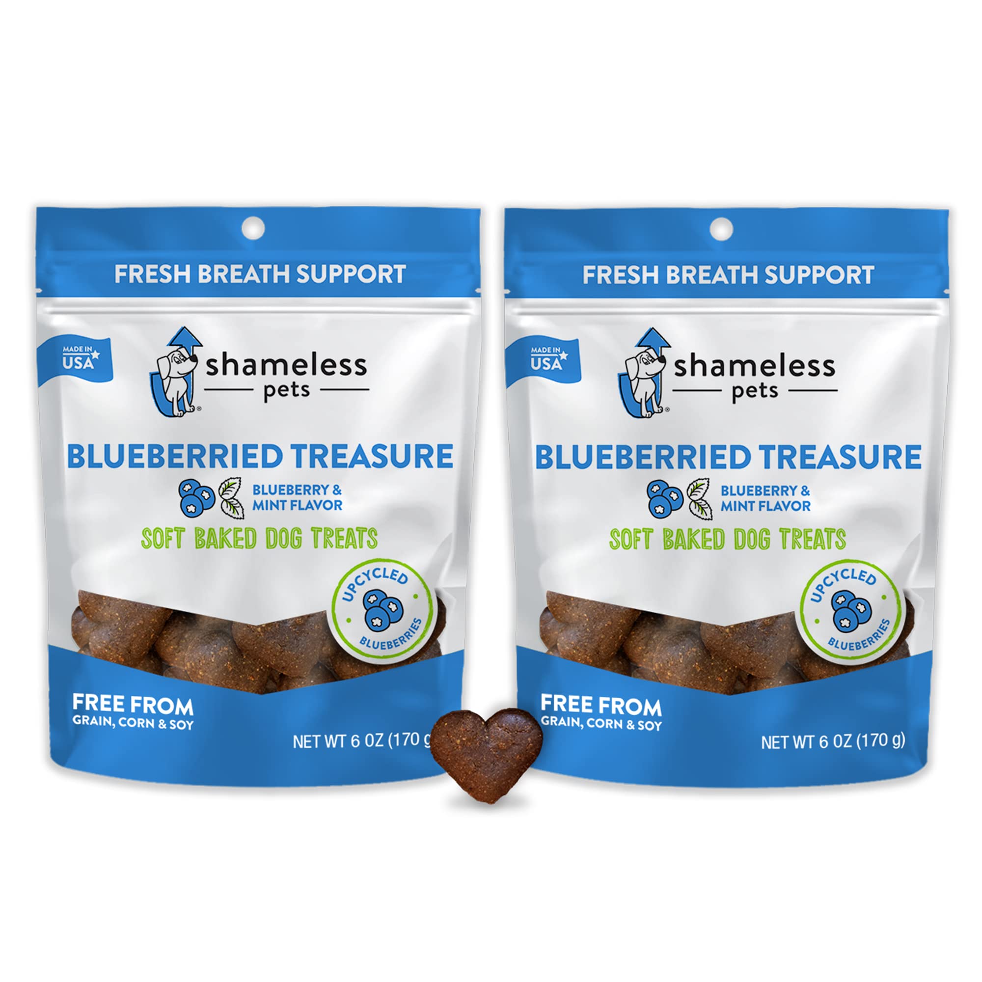 soft blueberry dog treats