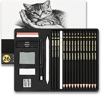 Drawing Pencils, Sketching Pencils for Beginners to Pros, Ideal Gift