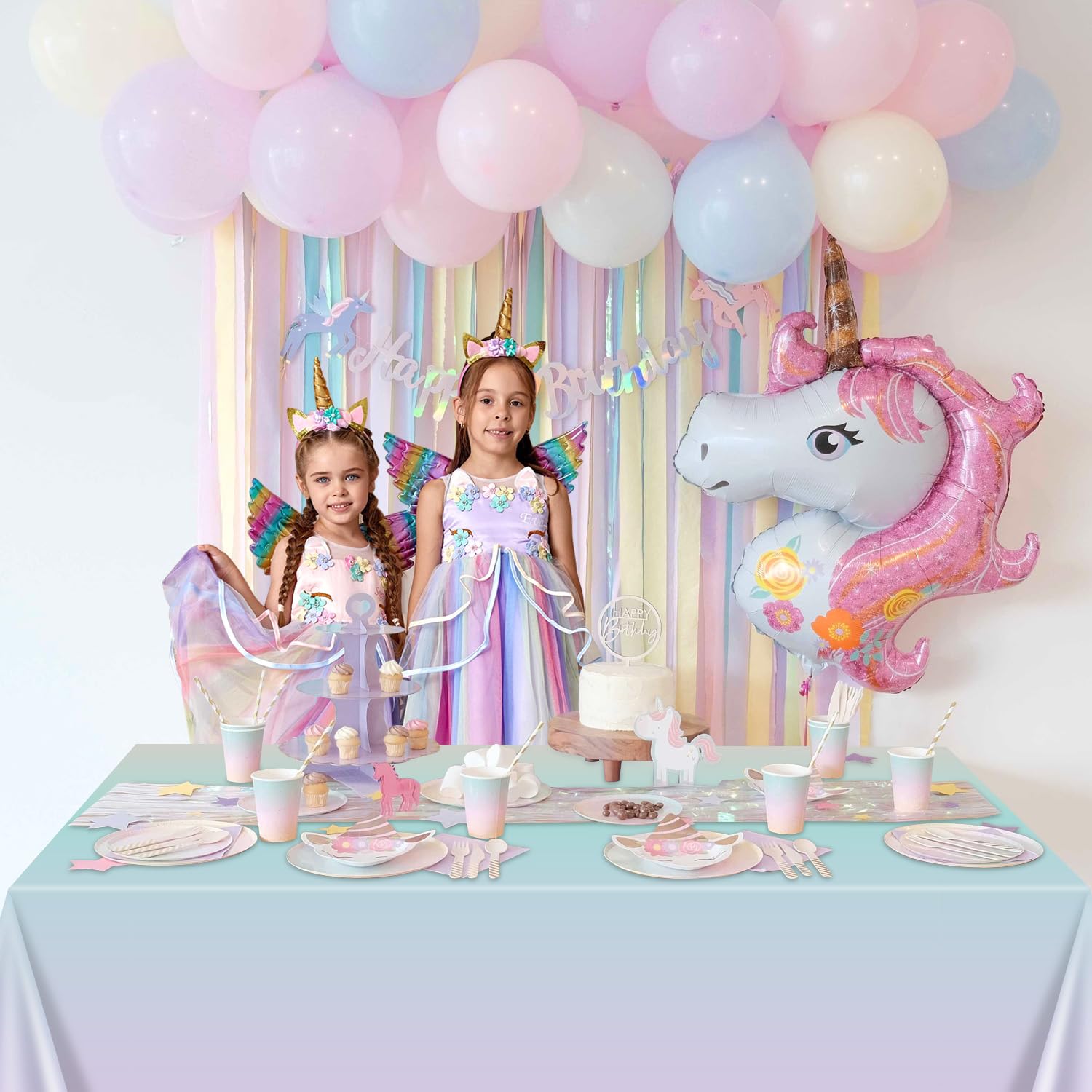Party tafelkleden, roze goud wegwerp tafelkleed