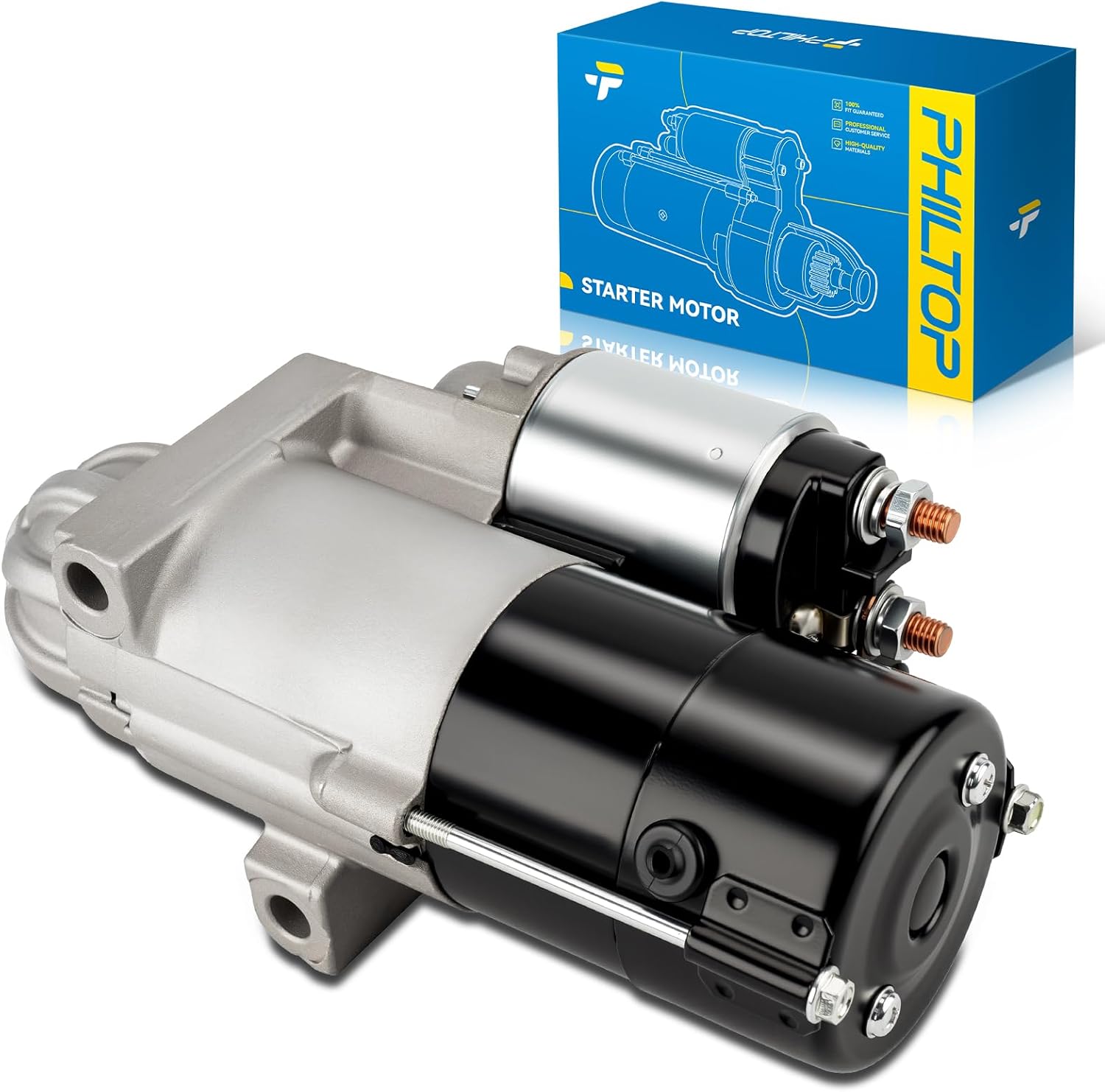 PHILTOP 18493 Starter for Chevy LS1 LS2 LS3 LS6 5.3 Vortec LS, Replace 18493 Auto Starter