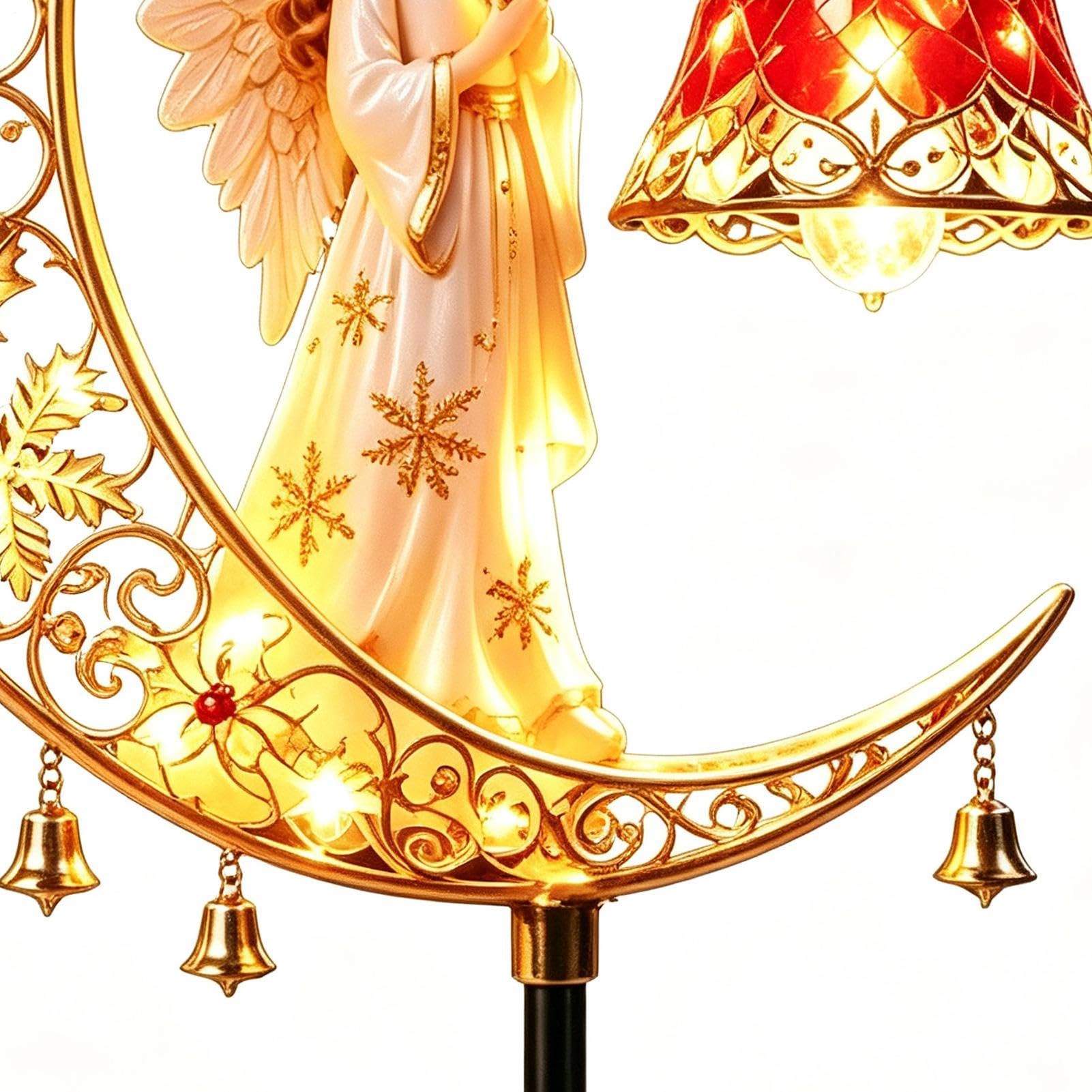Générique Lampade Solare Outdoor Natale Decorazione Resina Impermeabile