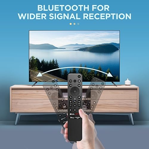 Miniatura 6 de Reemplazo remoto por voz para control remoto Sony TV, para televisores inteligentes Sony y televisores Sony Bravia, para todos los televisores