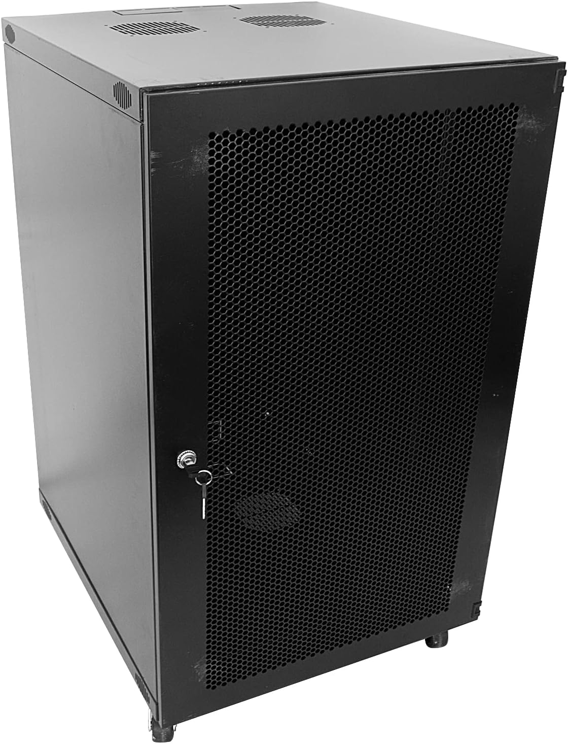 RAISING ELECTRONICS 18U Wall Mount Network Server Cabinet Rack Enclosure Ventilated Door Lock 600mm Deep (18U)