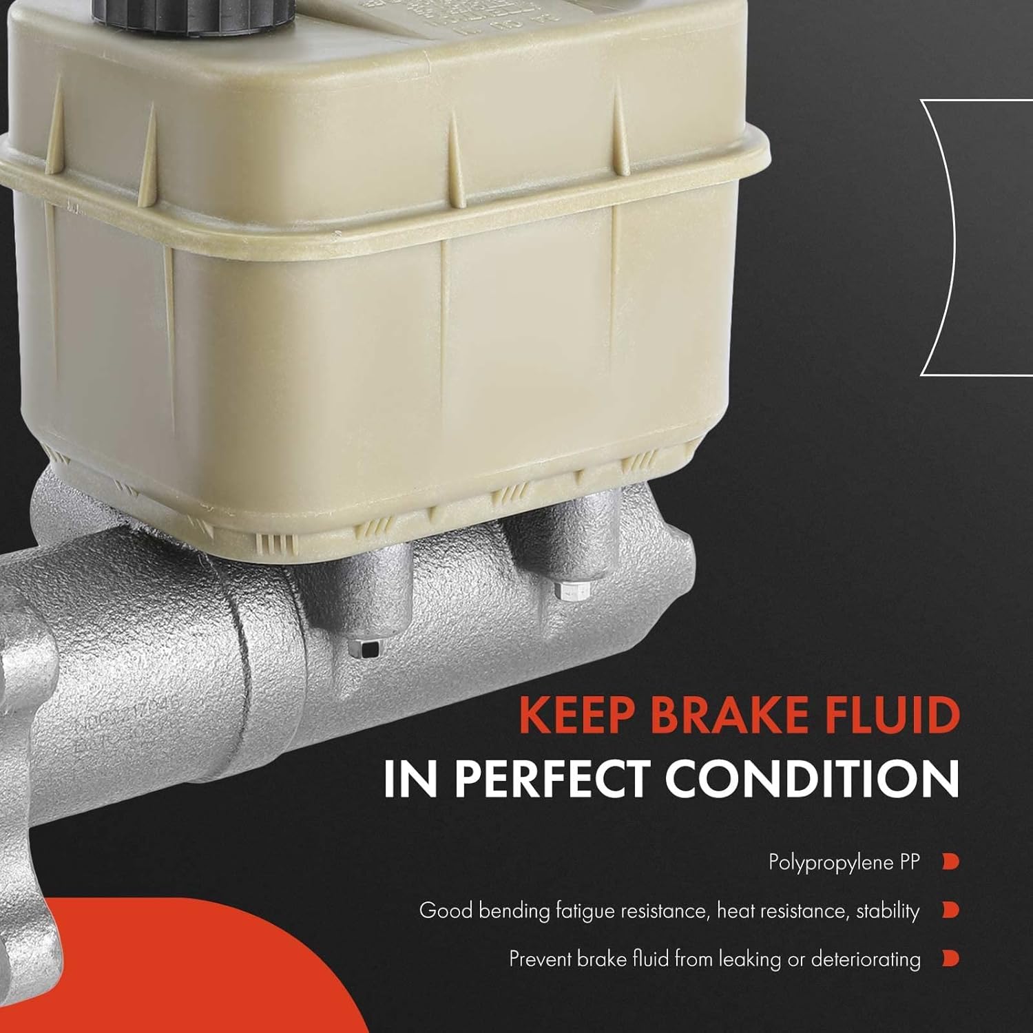 A-Premium Brake Master Cylinder Compatible with Blue Bird, Ford, Hino, International Harvester, Kenworth and Peterbilt Vehicles - SHL TC2000, B600, F600, F650, F800, 165, 258LP, 4600, 4700LPX, T170