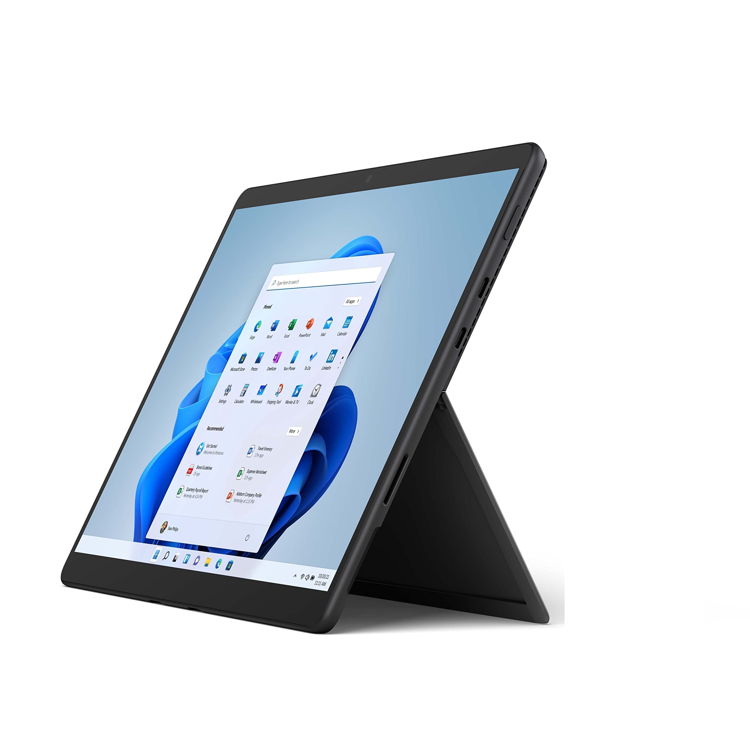 2021 Microsoft Surface Pro 8 avec Intel Core i7-1185G7 (13-Pouces, 16 Go RAM, 256 Go SSD) Noir (Reconditionné)