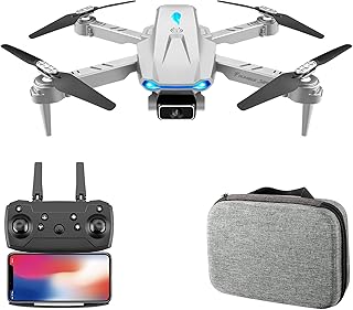 Wemay S89 RC Drone com Câmera 4K Wifi FPV Dual Camera Drone Mini Brinquedo Quadcóptero Dobrável para Adultos Crianças com Controle do Sensor de Gravidade Modo sem Cabeça Gesto Foto Vídeo Função