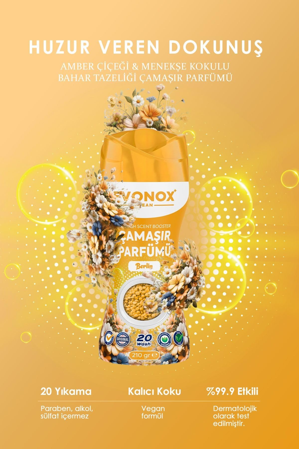 Evonox Clean Granül Çamaşır Parfümü & Çamaşır Yumuşatıcı (İSTANBUL KOKUSU)