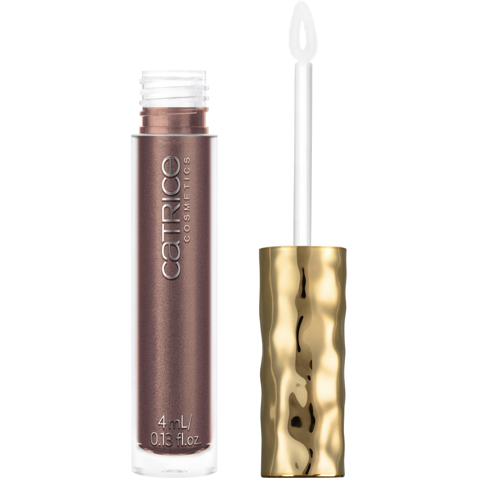 Catrice Cosmetics Tinte de ojos brillante DESERT DUNE, secado rápido, No se mueve, reluciente, 4 ml