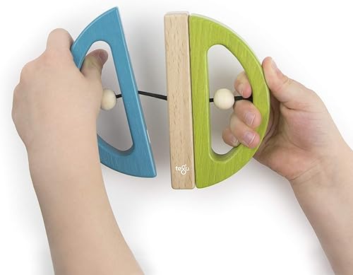 Miniatura 8 de Tegu - Juego de bloques de construcción magnéticos giratorio color azul y azul