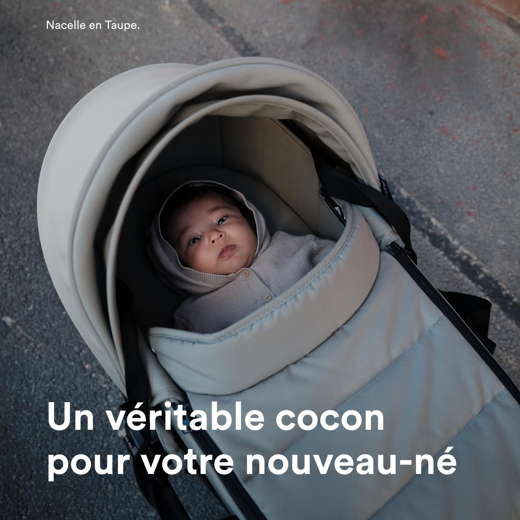 Stokke YOYO Newborn Shell, Aqua - Jusqu’à 6 Mois ou 9 kg - Inclus: Coque Semi-Dure, Double Matelas, Couvre-Pieds - Cadre YOYO nécessaire (Vendu séparément)