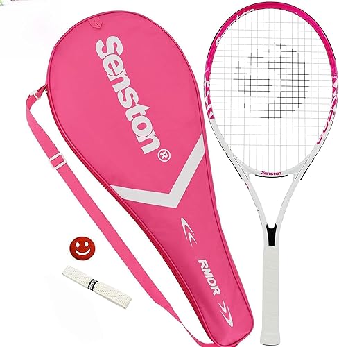 Senston Raqueta de tenis profesional de 27 pulgadas y overgrip