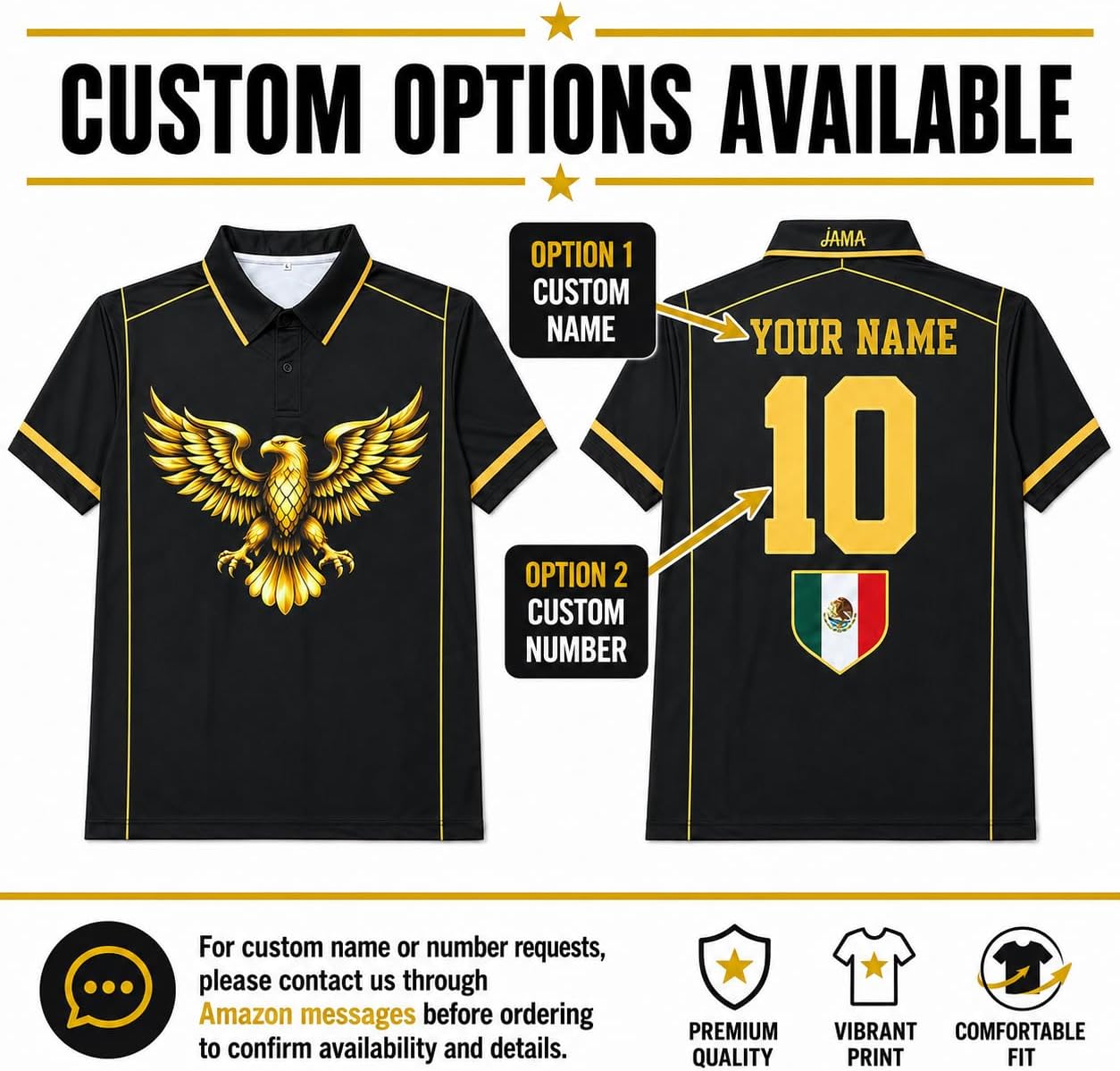 JAMA 2026 Aztec Eagle Jersey Mexico Football Soccer | Premium Breathable Polyester, Limited Edition, Fan Jersey