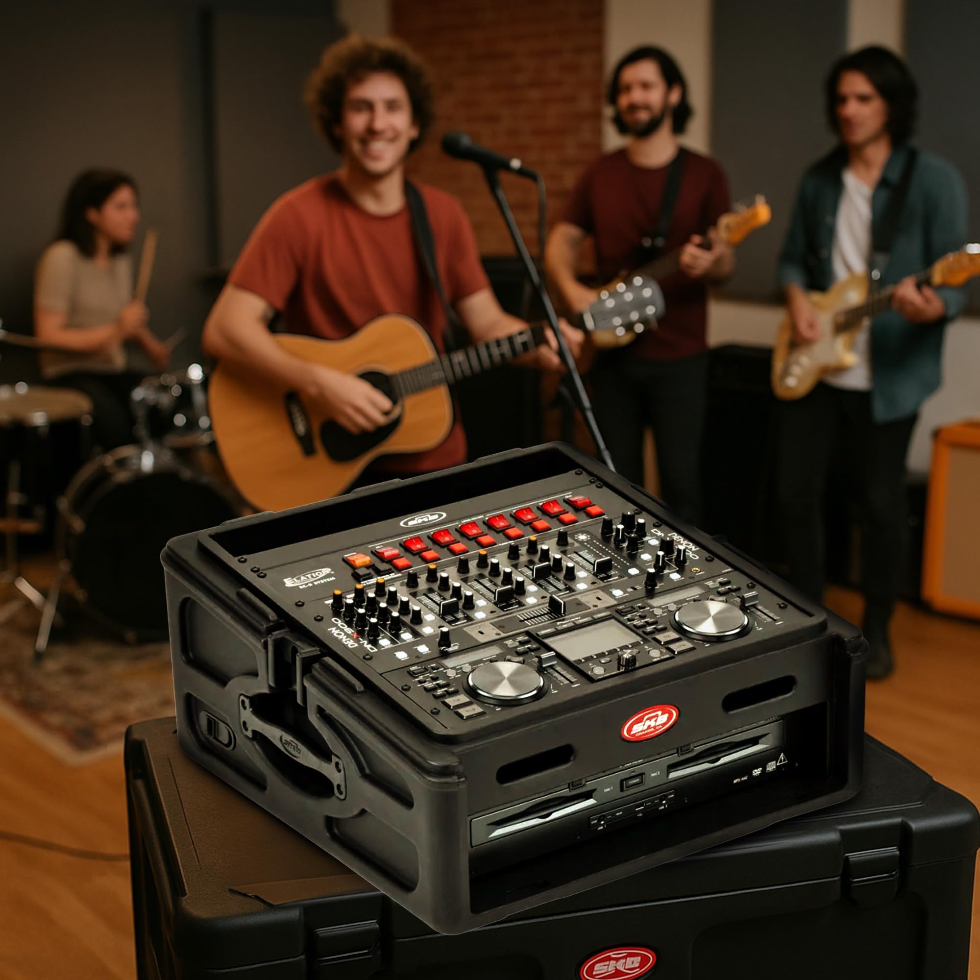 Amazon.com: SKB Roto Rack/Mixer Console, 10U Slanted Rackmount on