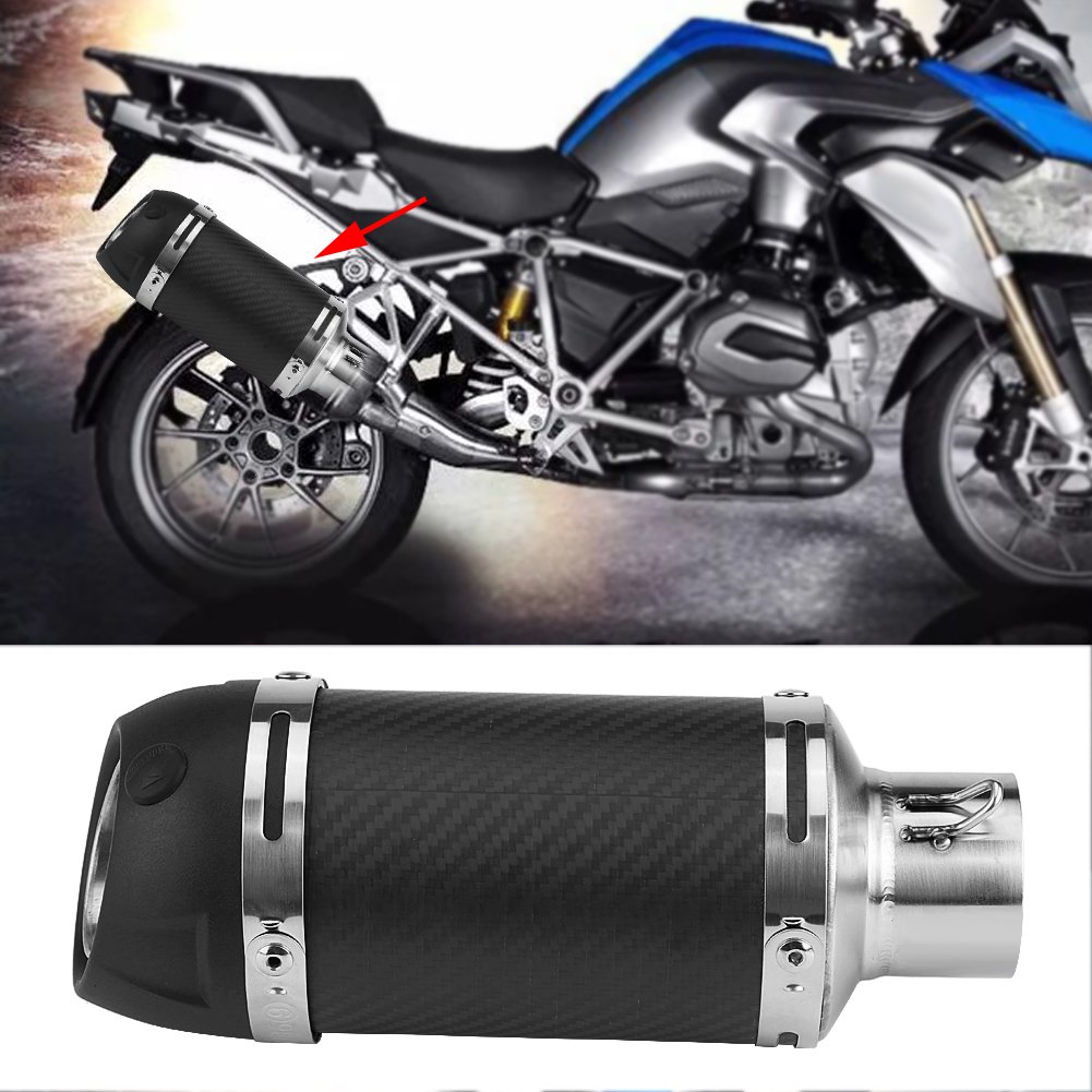 Scarico Moto Universale Terminale Silenziatore adatto perSilenziatore Di In Fibra Carbonio Modificato Con Db Killer 51 Millimetri Sca