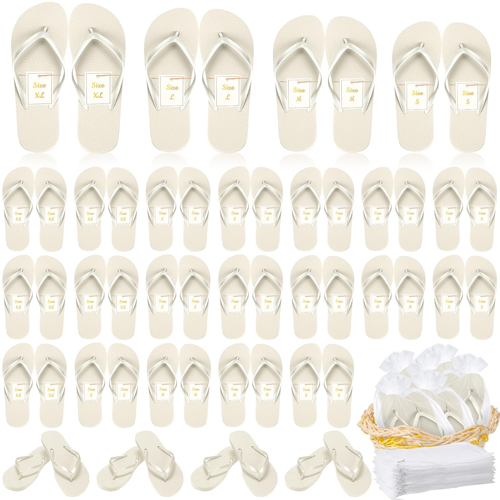Unittype 24/48 Pairs Flip Flops Bulk