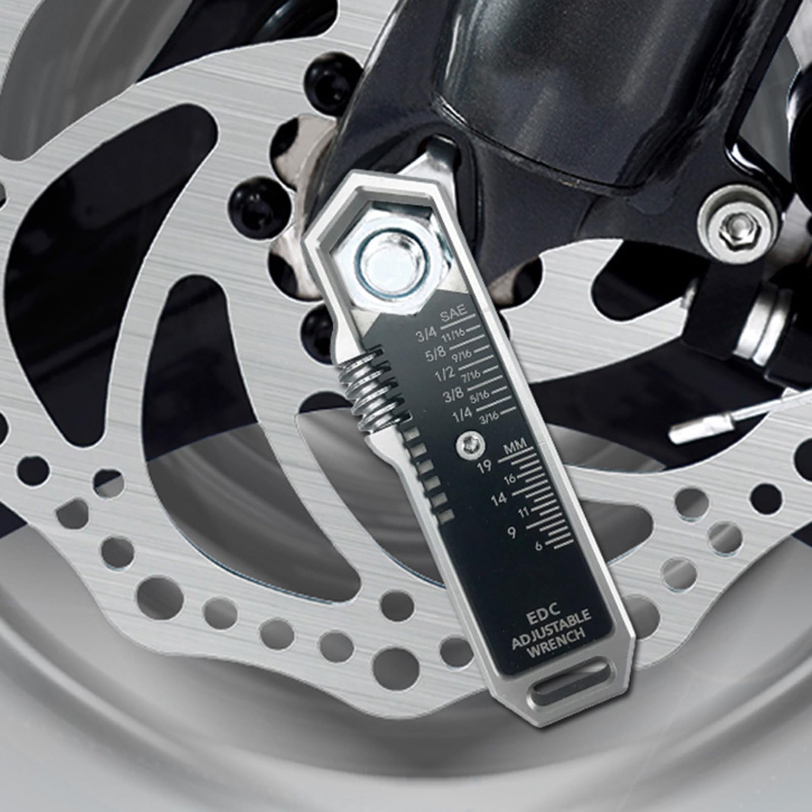Genérico Clé réglable multi-outils en acier inoxydable, mini multiple