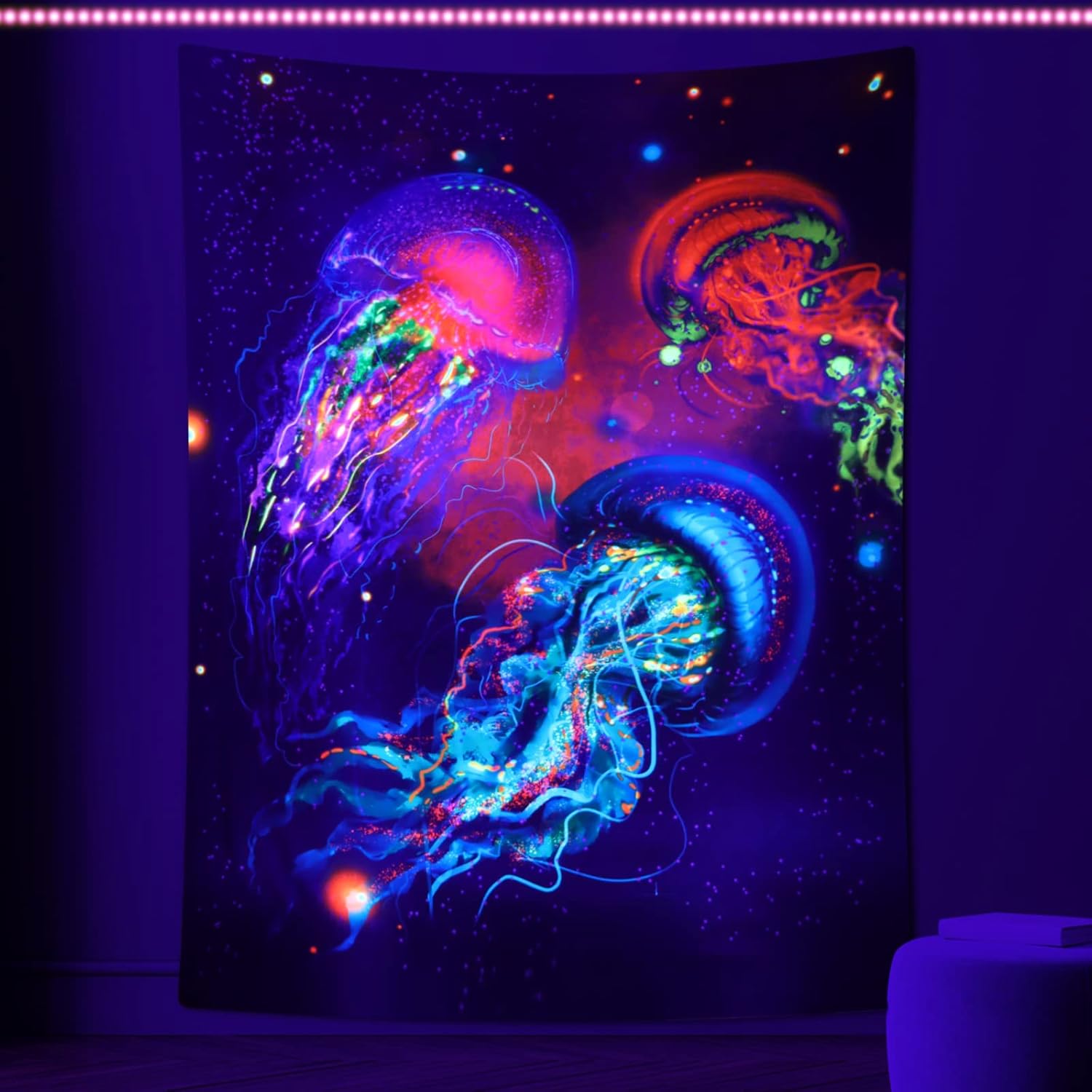 Arazzo Graffiti 200x150 Cm - Street Art Colorata | Stampa HD Su Flanella | Decorazione Parete Moderna