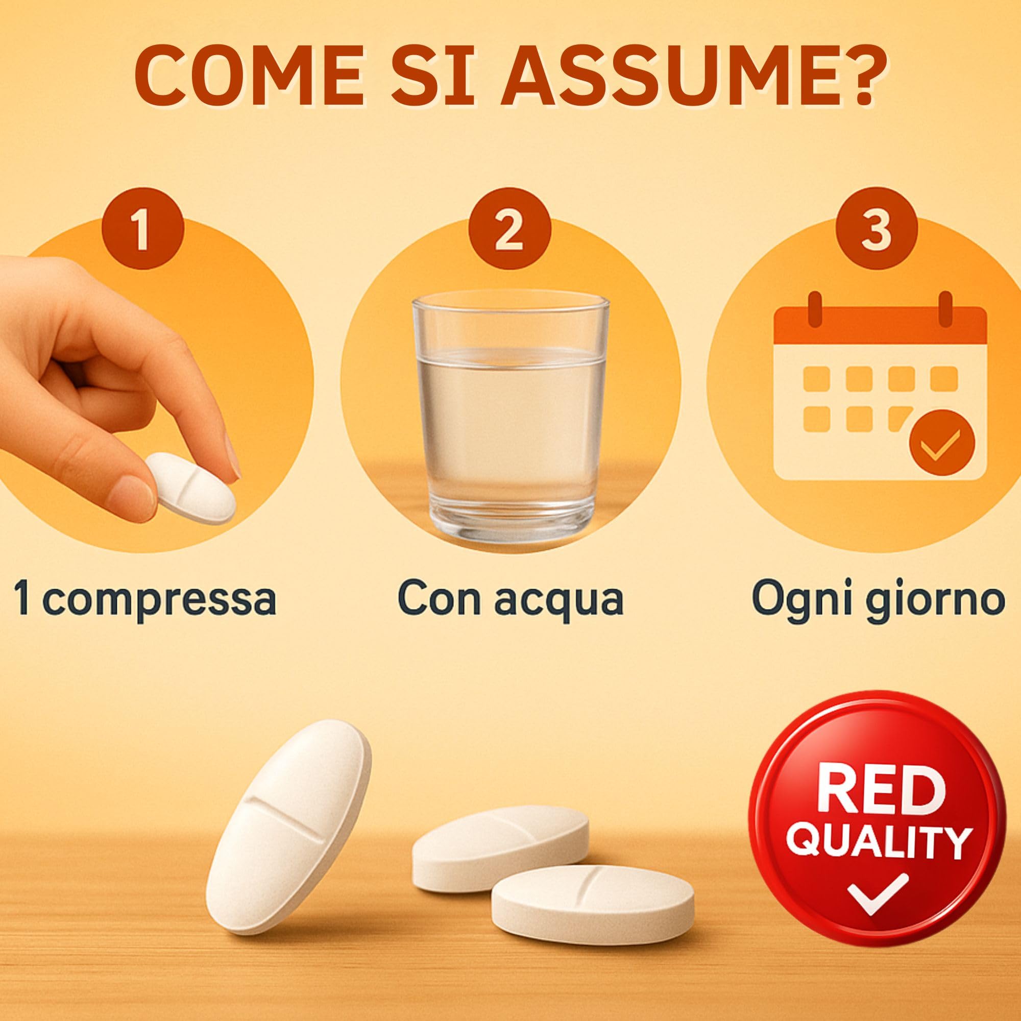 Laboratori Bio Line - Vitamina C 1000 mg DSM (250 Compresse) Integratori Vitamina C Red Quality a Base di Acido Ascorbico DSM, Integratore Difese Immunitarie ad Azione Antiossidante, Made in Italy