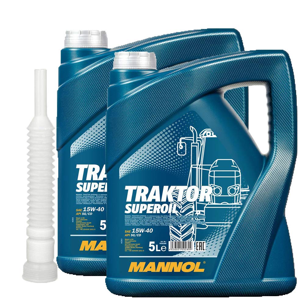 MANNOL 7406 Traktor Superoil 15W-40 Schlepper Oldtimer Öl 2x5L