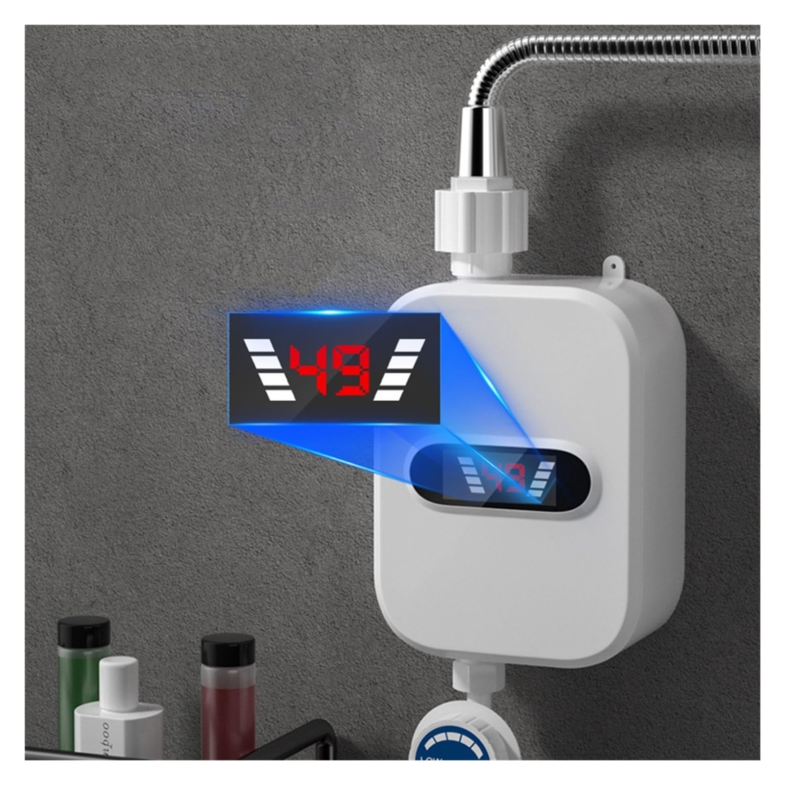 3500W Natychmiastowy Podgrzewacz Wody Inteligentny Elektryczny Prysznic Bezzbiornikowy Termostat Natychmiastowego Podgrzewacza Wody Do Kuchni Łazienkowej szybko się nagrzewa