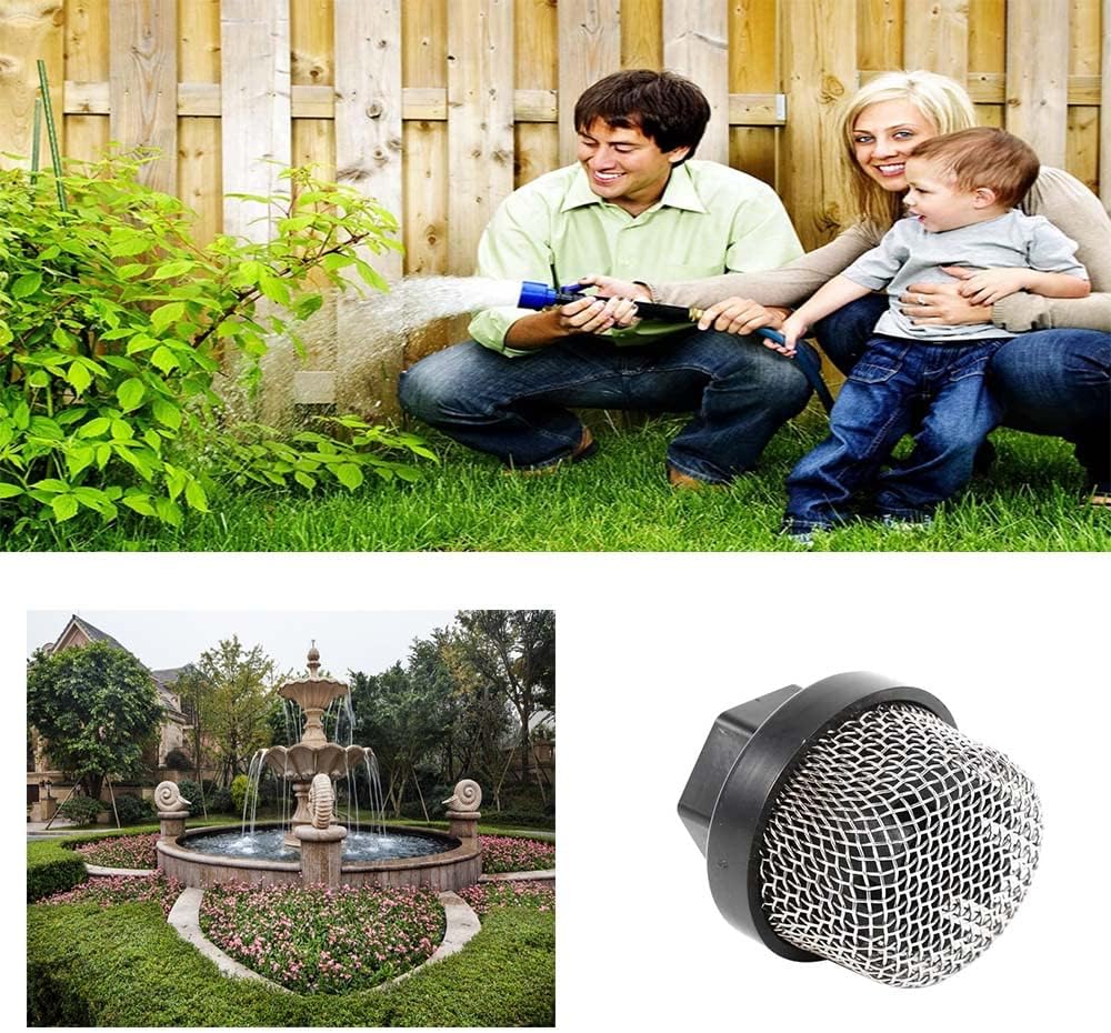 SEIWEI Hose Inlet Filter Strainer Inlet Suction Strainer Mesh Filter Spray Filter for Sprayer 390 395 495, Size 1/2 inch