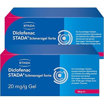 Diclofenac STADA pain gel forte 20 mg/g gel, for short-term local, symptomatic treatment of pain in acute strains, sprains or