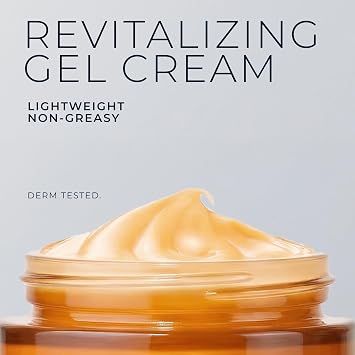 RoC Multi Correxion Revive + Glow 10% Vitamin C Moisturizer for Face, Anti-Aging Gel Cream, Instant Glow, Hypo-Allegenic, Oil-Free, 1.7 Ounces (Packaging May Vary