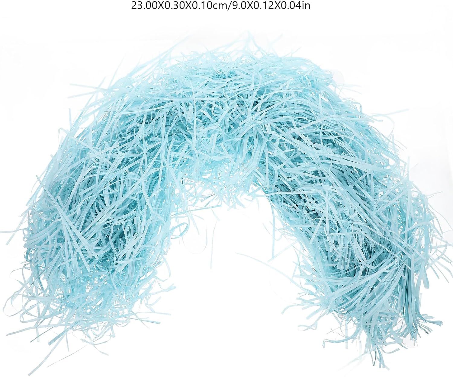CHILDWEET Sky Blue Crinkle Cut Paper Shred 500g – Shredded Paper Filler for Boxes, Basket Filling, and Packaging Accessories for Birthday, Wedding, and Craft Wrapping