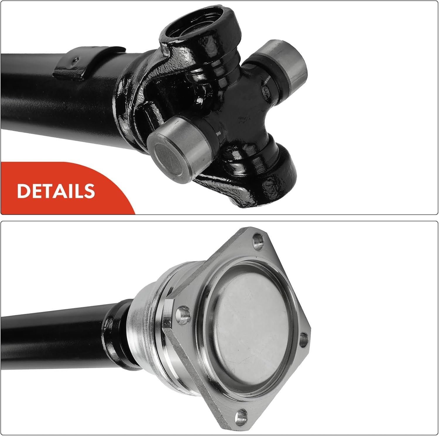 A-Premium Front Drive Shaft Prop Propeller Shaft Driveshaft Assembly Compatible with Hummer H3 2006-2010 Sport Utility, H3T 2009-2010 Crew Cab Pickup, [4WD], 3.5L 3.7L 5.3L, Replace# 10376298 15860584