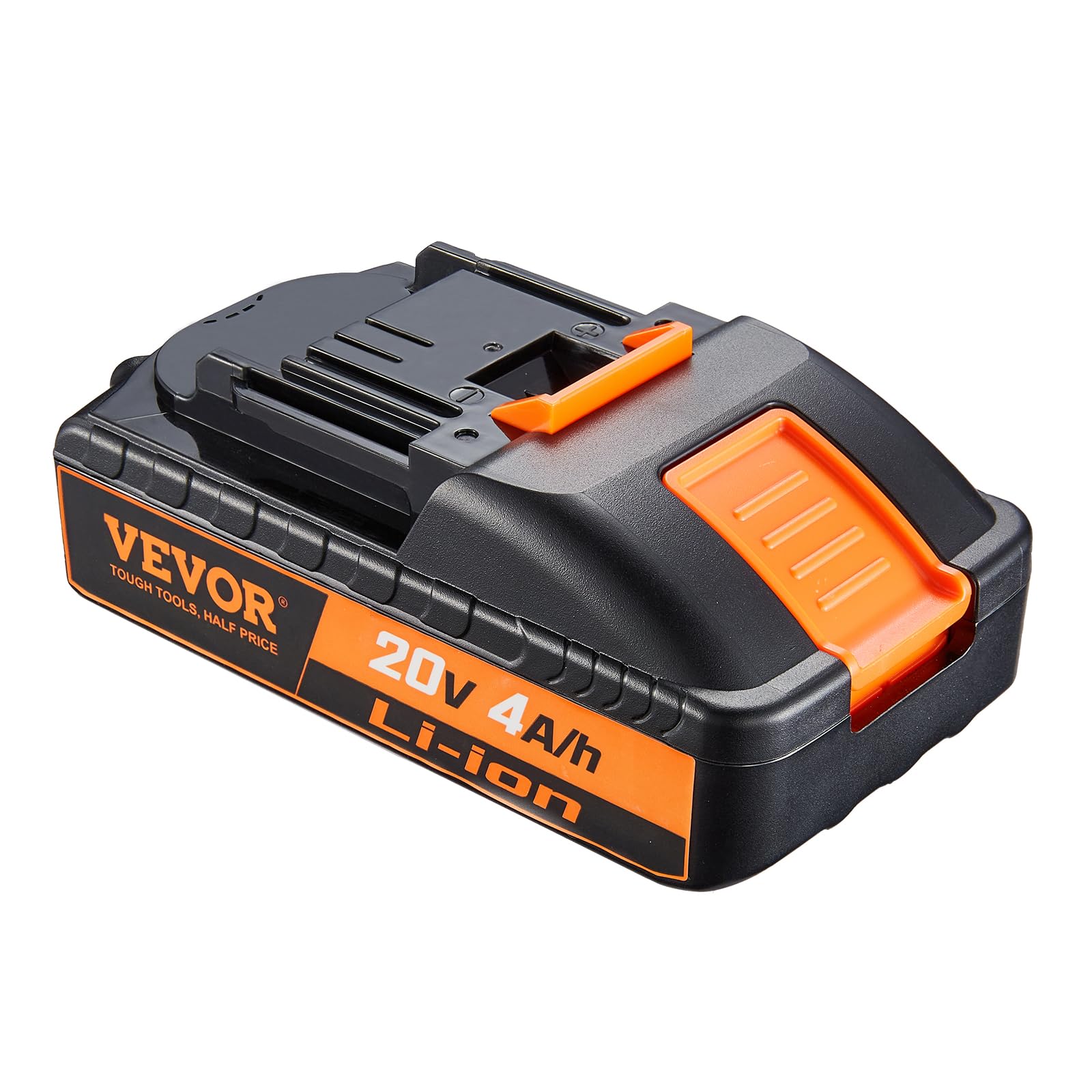 VEVOR Batteria di Ricambio per Batteria Ricaricabile al Litio da 20 V 4,0 Ah, Batteria Sostitutiva ad Alta Capacità per Batterie di Utensili Elettrici Compatibile con Elettroutensili di Batteria 20 V