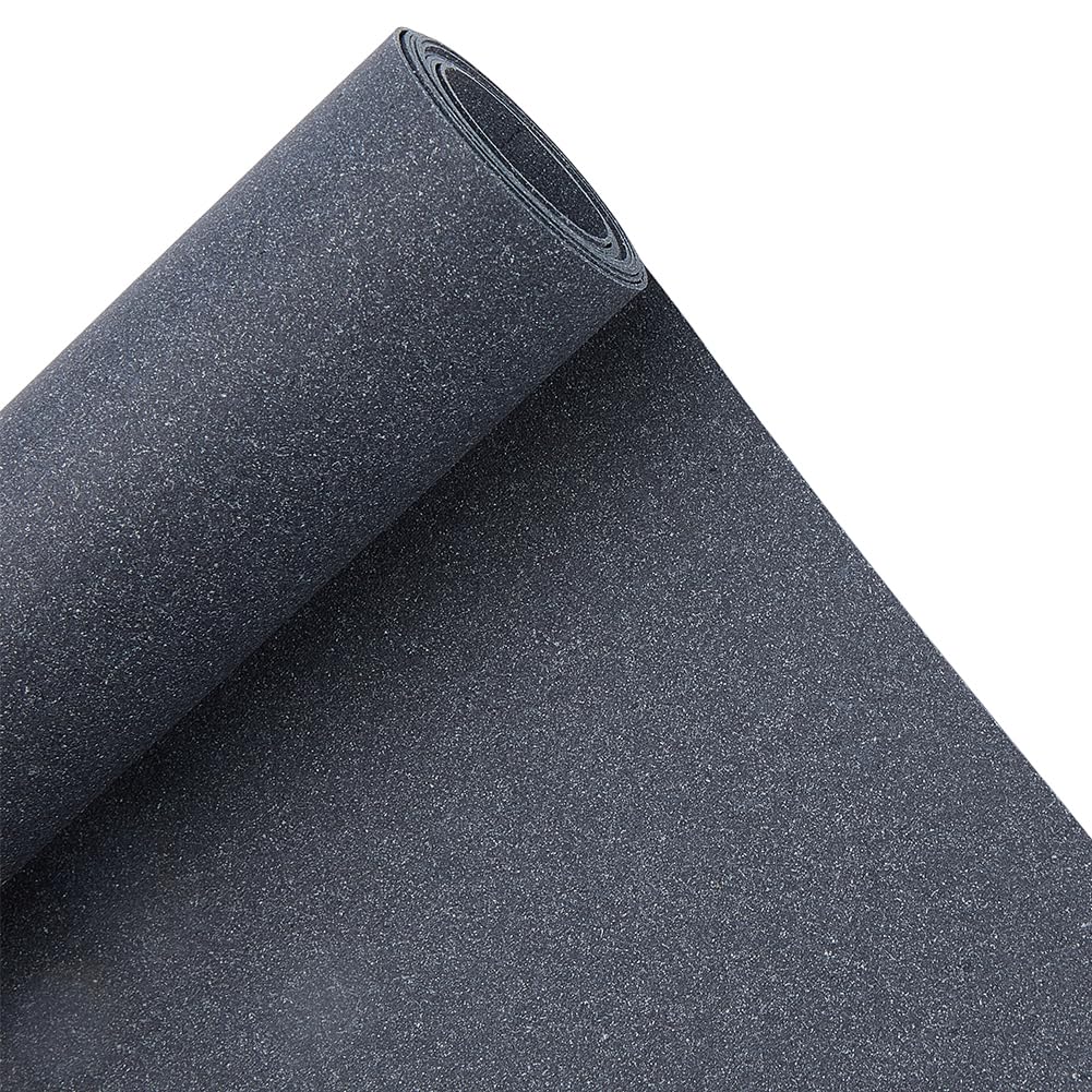 BENECREAT 150x40cm/59x15.7 Inch Leather Stiffener Roll, Black PVC Leather Roll Bag Stiffener for Bag Liners, DIY Crafts, Furniture, 0.8mm Thick