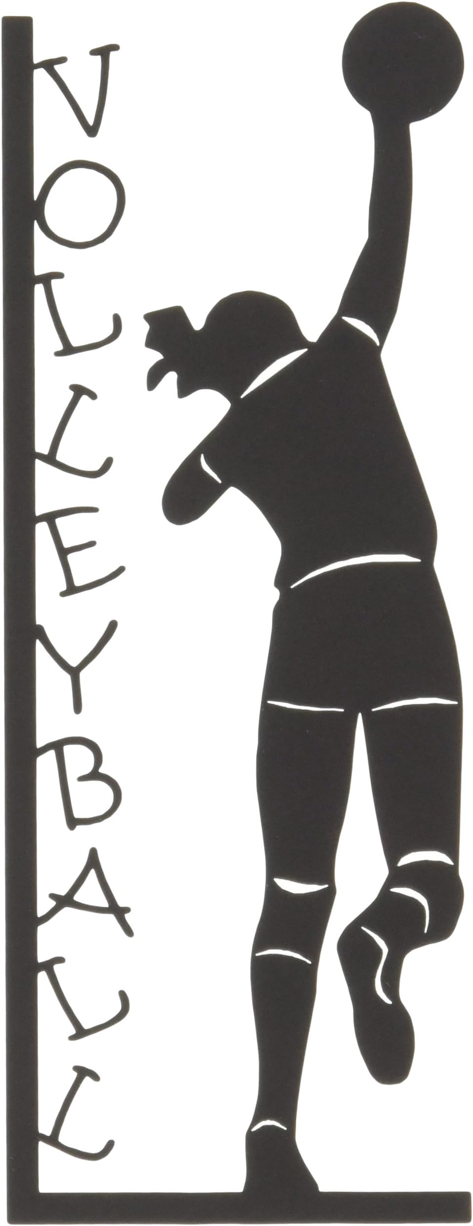 SCRAPBOOK 101 Shape Cardstock Die Cuts, Volleyball Girl